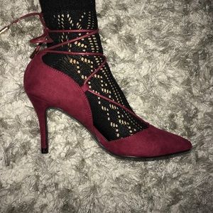 Glister Burgundy Heels